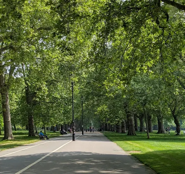 Hyde Park and Diana Memorial Playground in London