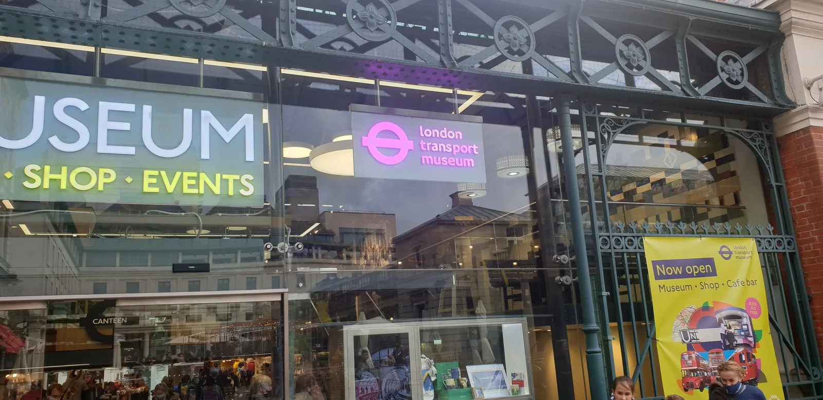 Interior at London Transport Museum London — travel photo