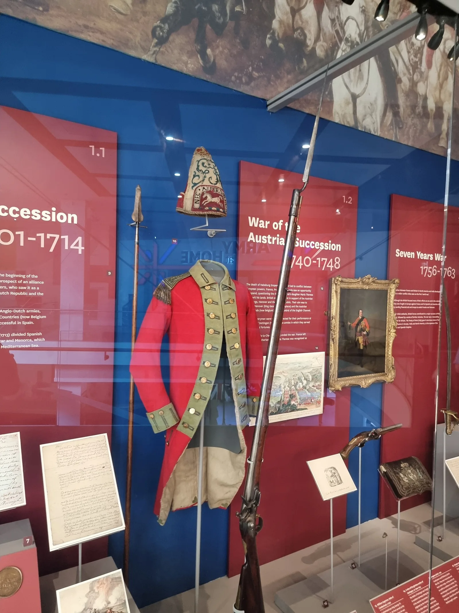 Interior at National Army Museum London — travel photo