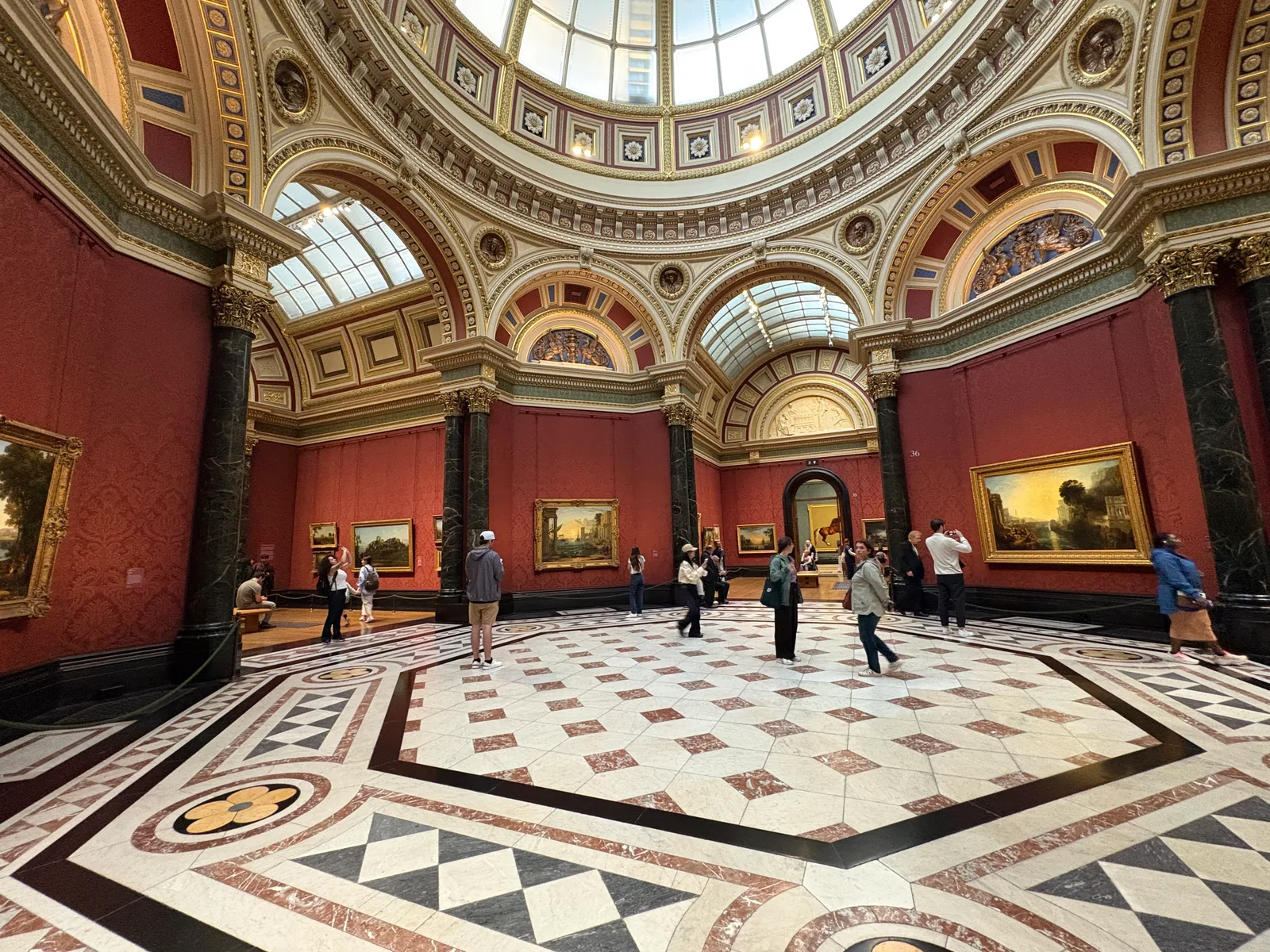 Interior at National Portrait Gallery London — travel photo