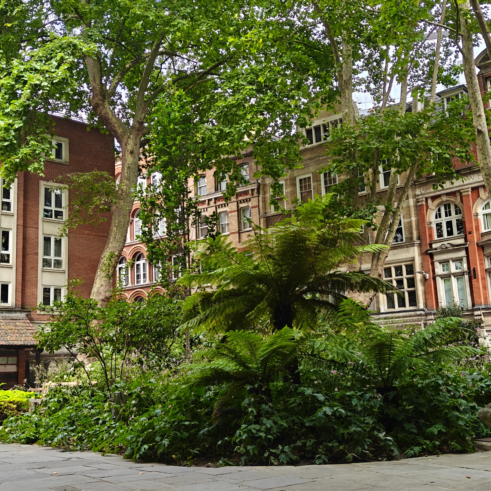 Main view at Postman's Park London — travel photo