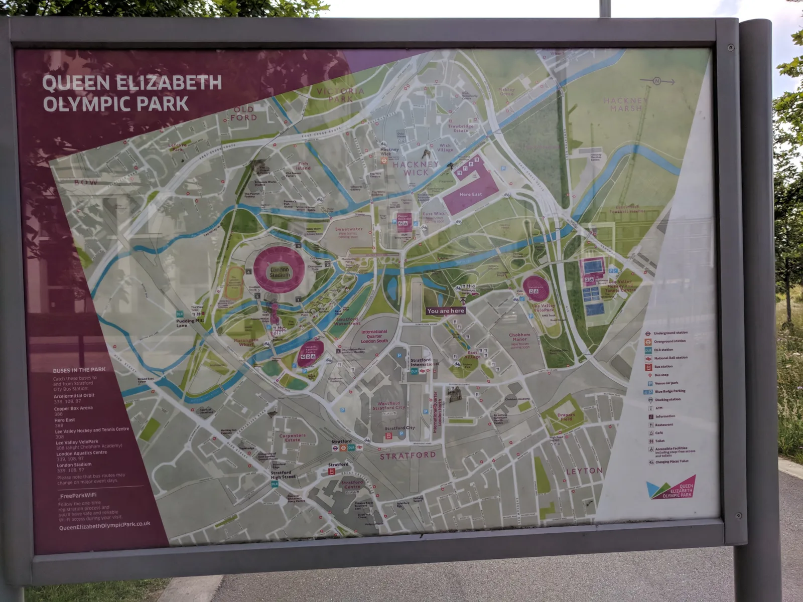Interior at Queen Elizabeth Olympic Park London — travel photo