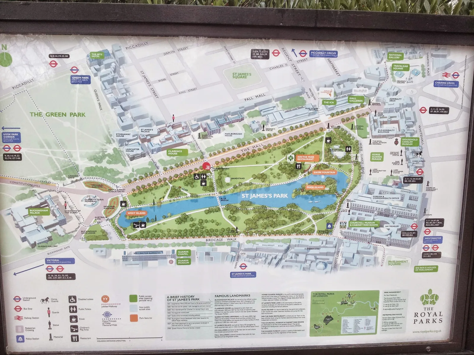Interior at St James's Park London — travel photo