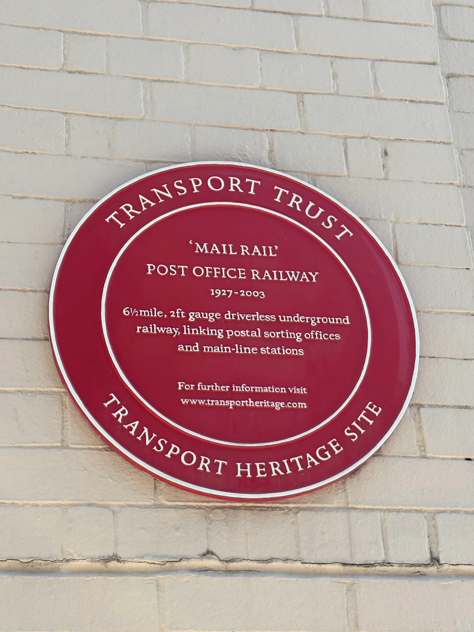 Atmosphere at The Postal Museum London — travel photo