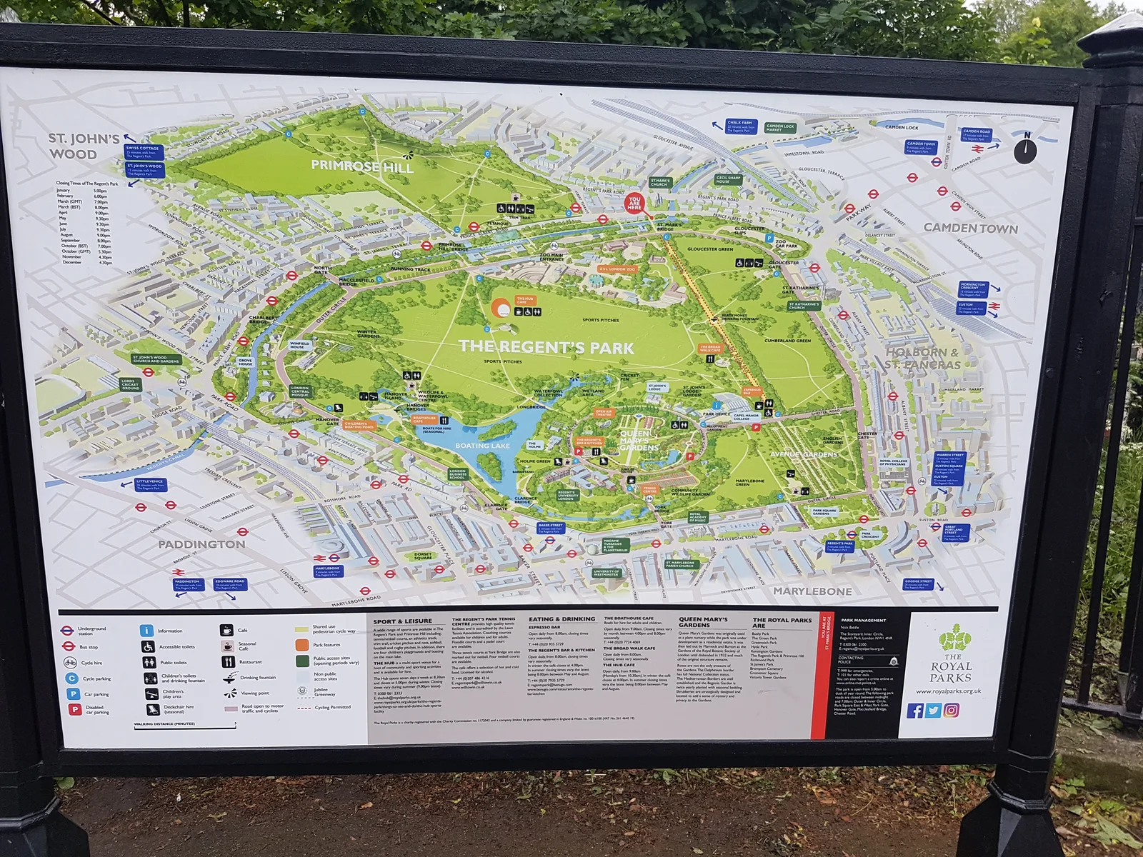 Interior at The Regent's Park London — travel photo