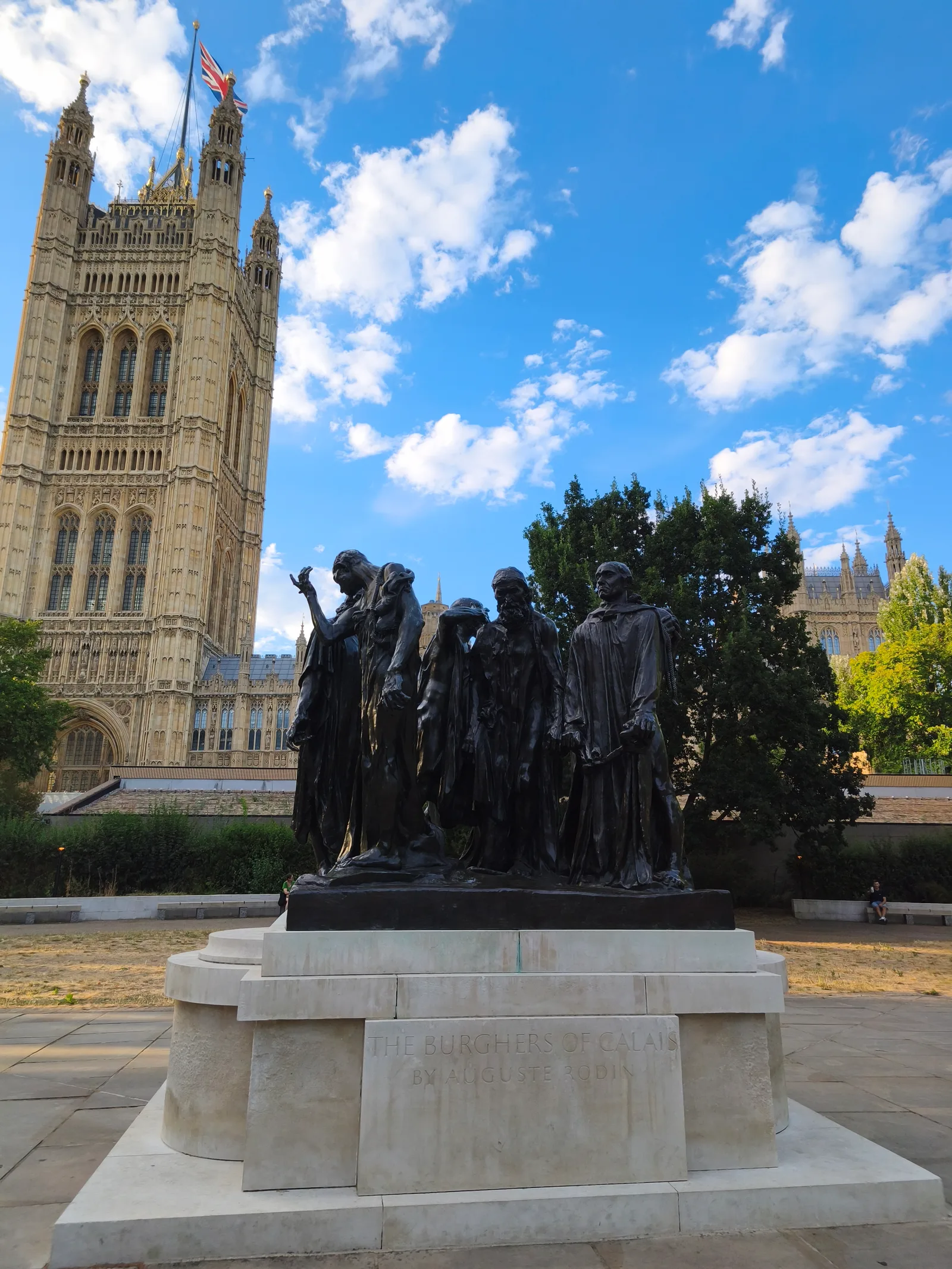 Main view at Victoria Tower Gardens London — travel photo