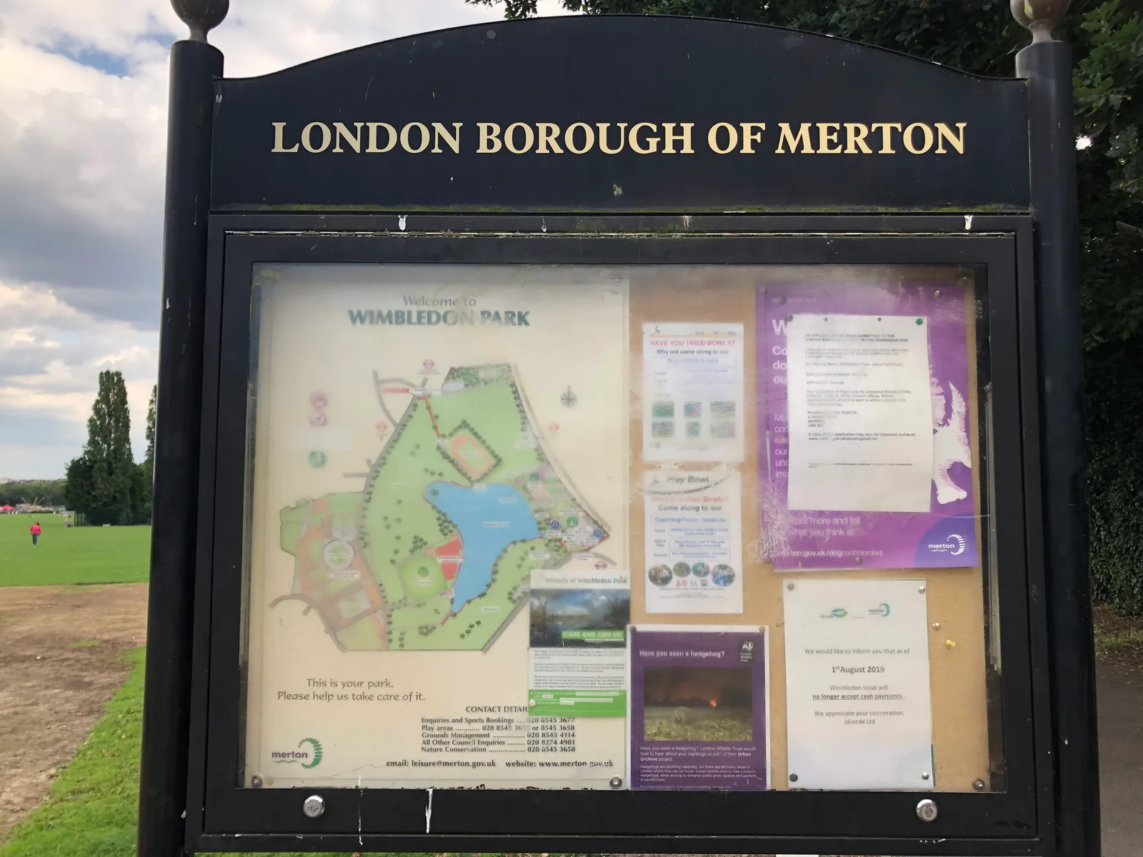 Interior at Wimbledon Park London — travel photo