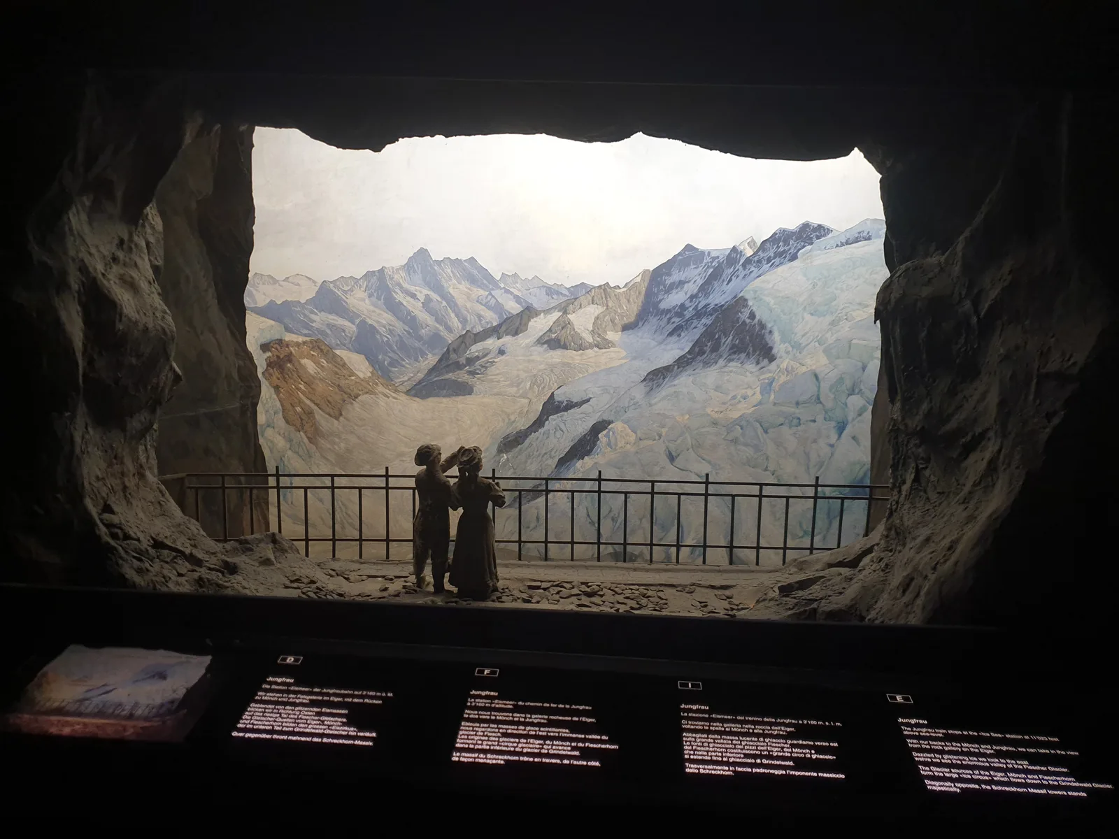 Details at Alpineum 3D Diorama of the Alps Lucerne — travel photo