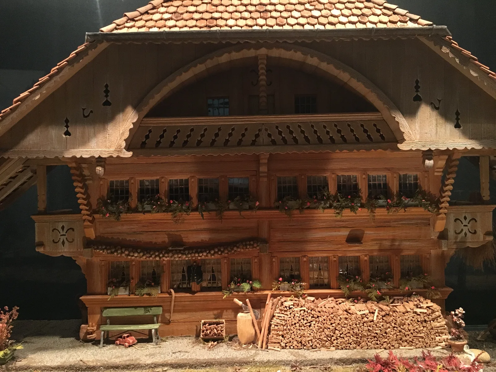 Atmosphere at Alpineum 3D Diorama of the Alps Lucerne — travel photo