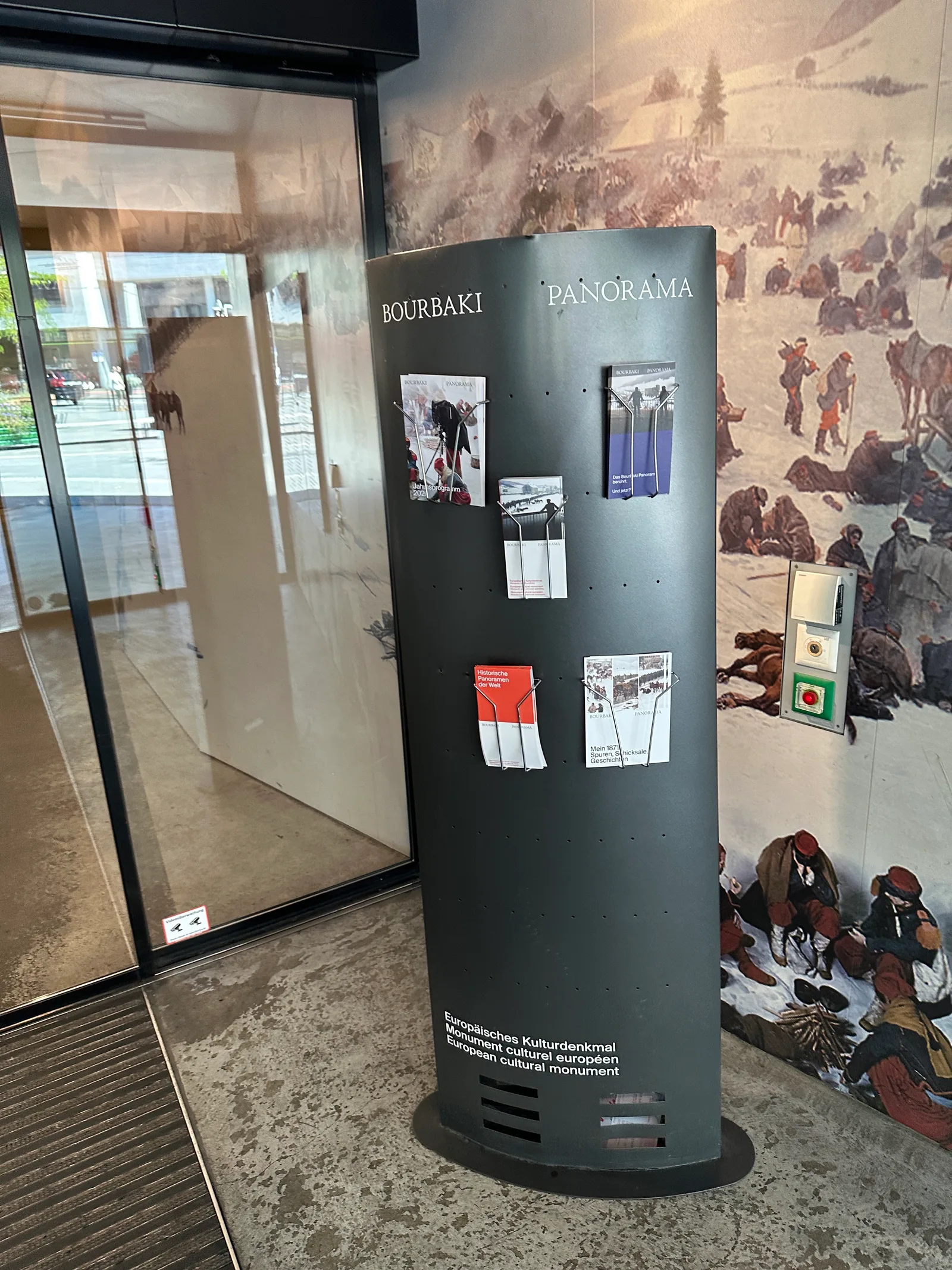 Interior at Bourbaki Panorama Luzern Lucerne — travel photo
