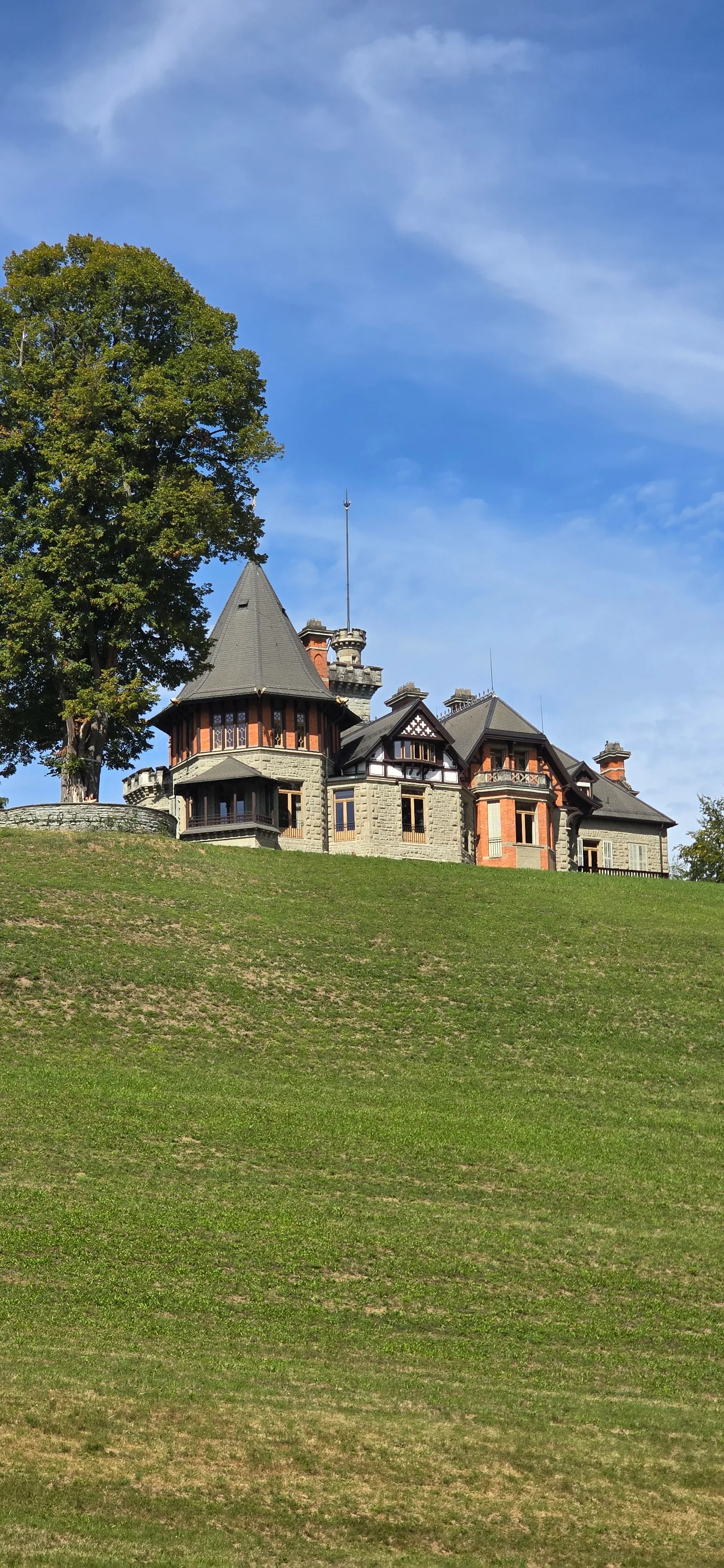 Main view at Dreilindenpark (Konsipark) Lucerne — travel photo