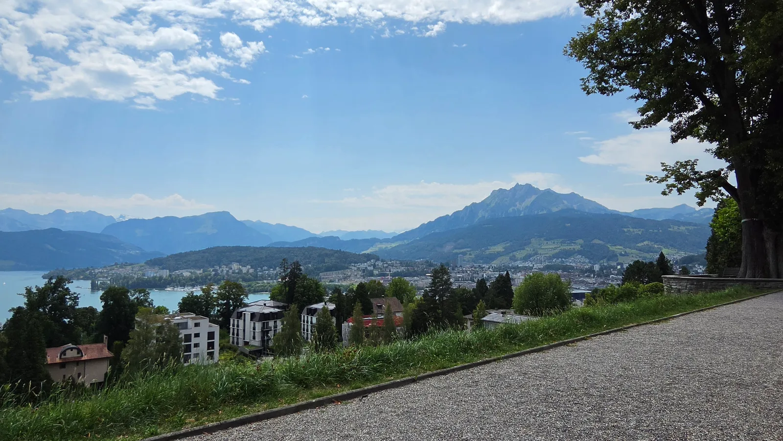 Atmosphere at Dreilindenpark (Konsipark) Lucerne — travel photo