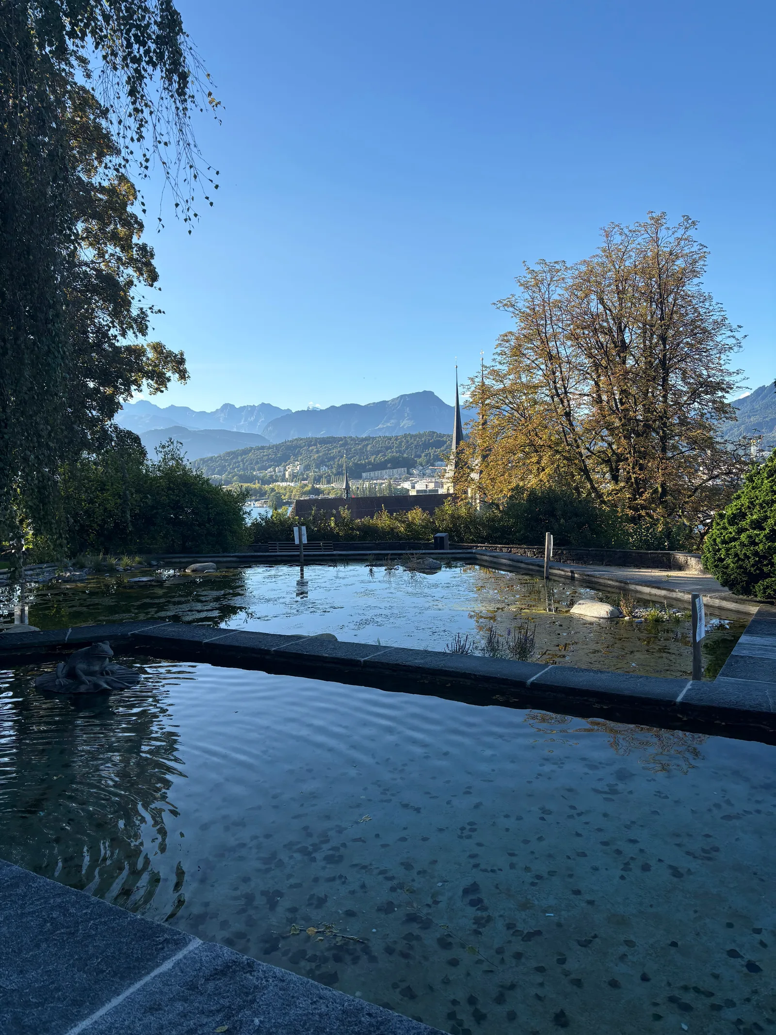 Main view at Felsberg Park Lucerne — travel photo