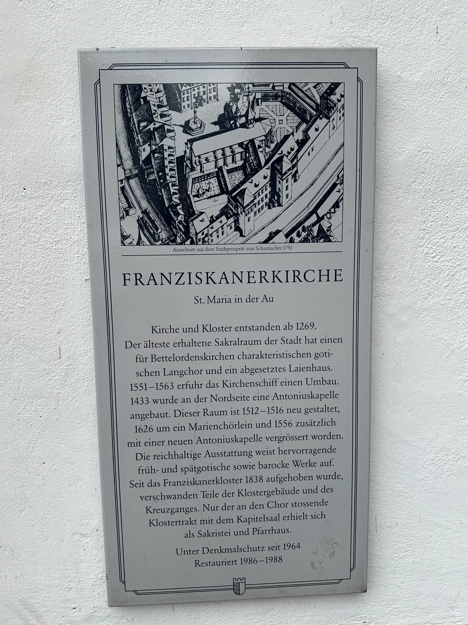 Atmosphere at Franziskanerkirche Lucerne — travel photo