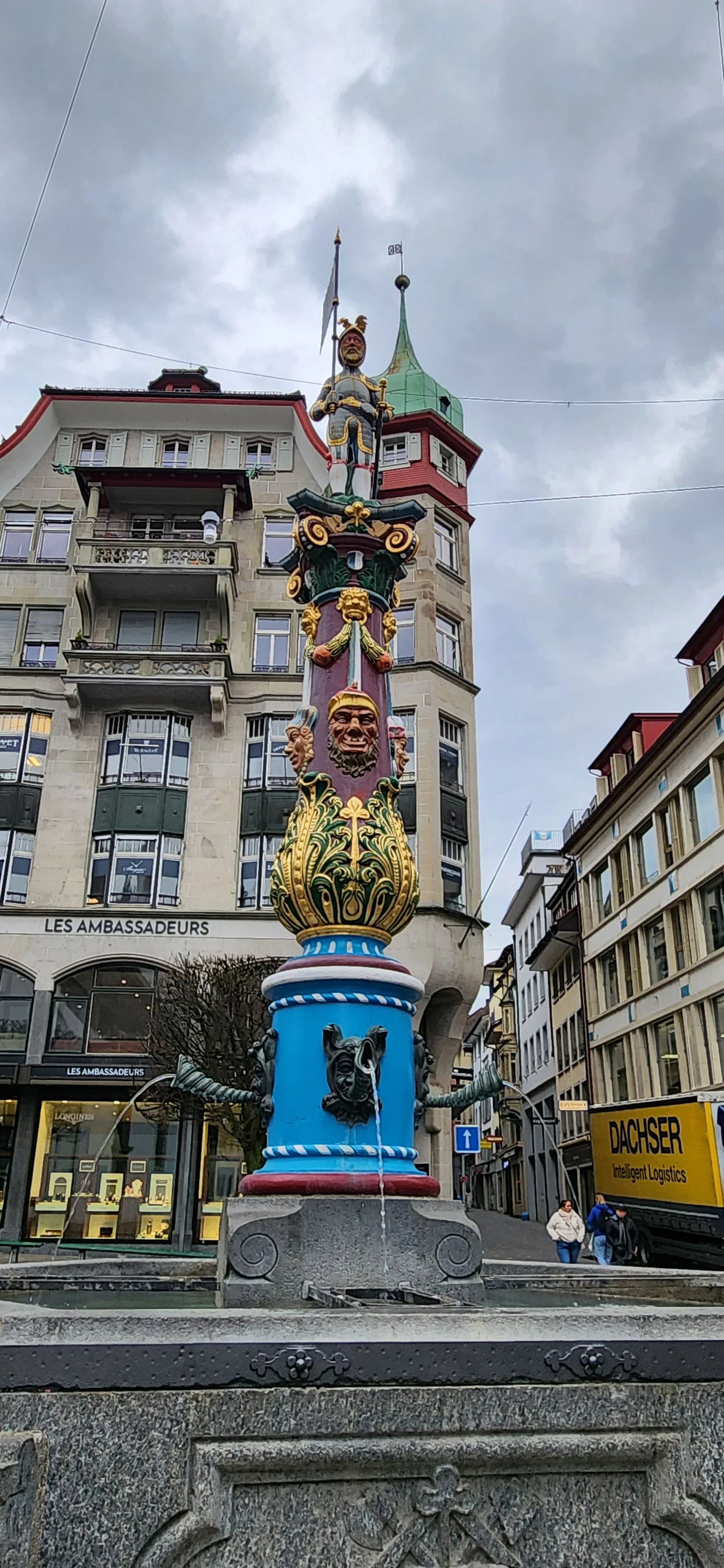 Atmosphere at Fritschibrunnen Lucerne — travel photo