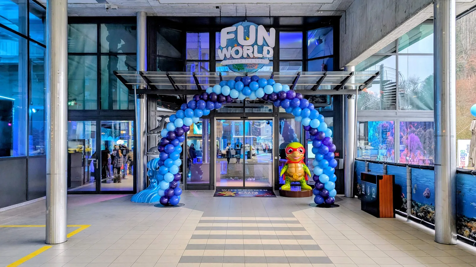 Details at Fun World Lucerne — travel photo