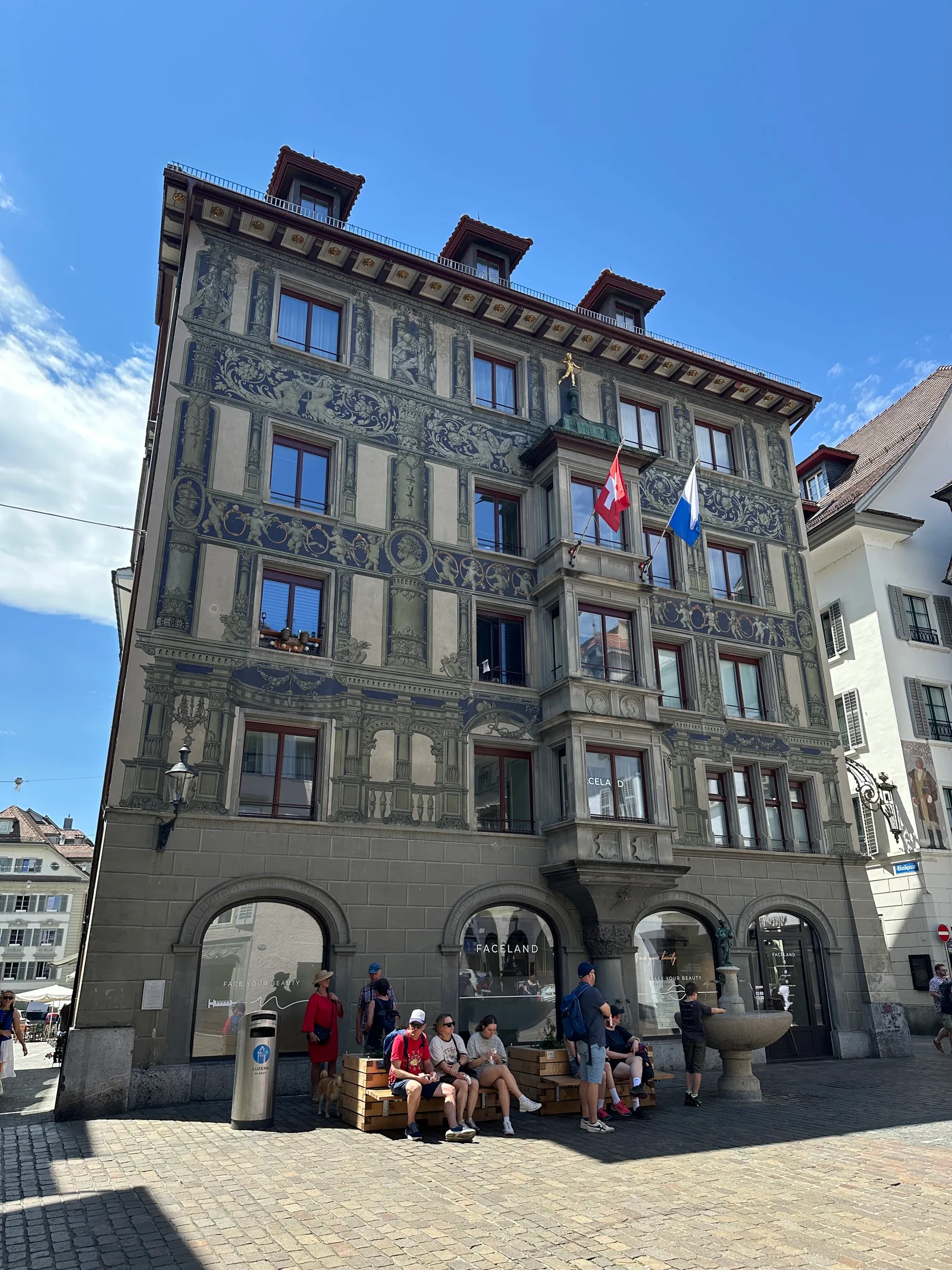 Atmosphere at Hirschenplatz Lucerne — travel photo