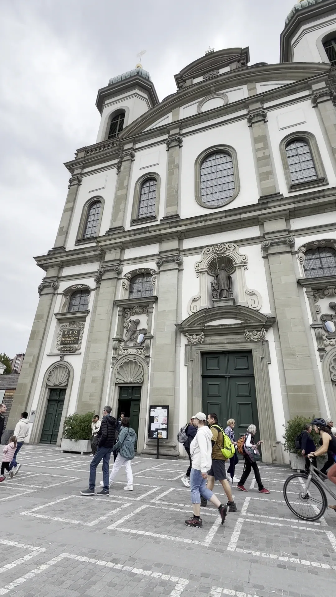 Main view at Jesuitenkirche Luzern Lucerne — travel photo