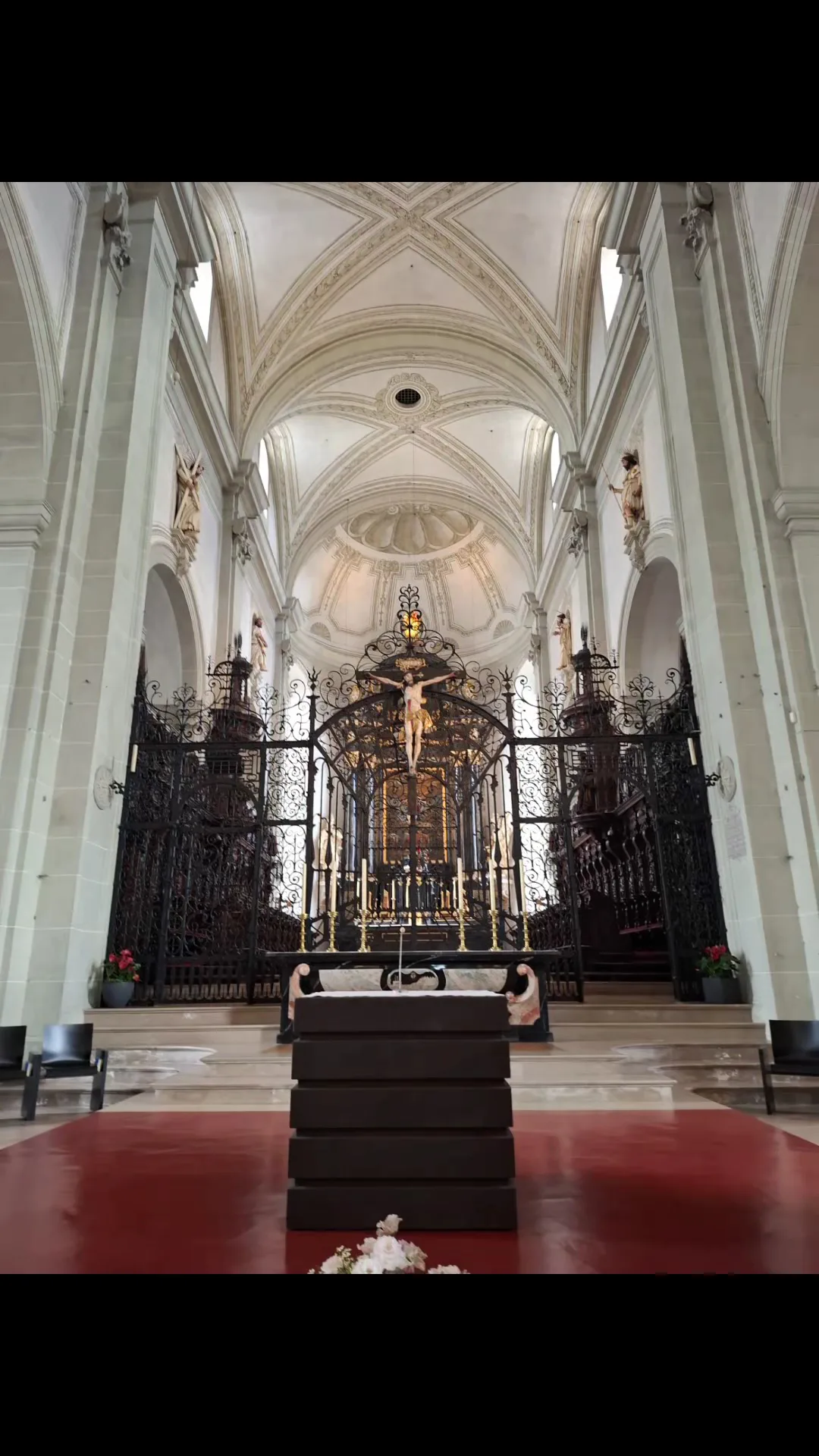 Interior at Jesuitenkirche Luzern Lucerne — travel photo