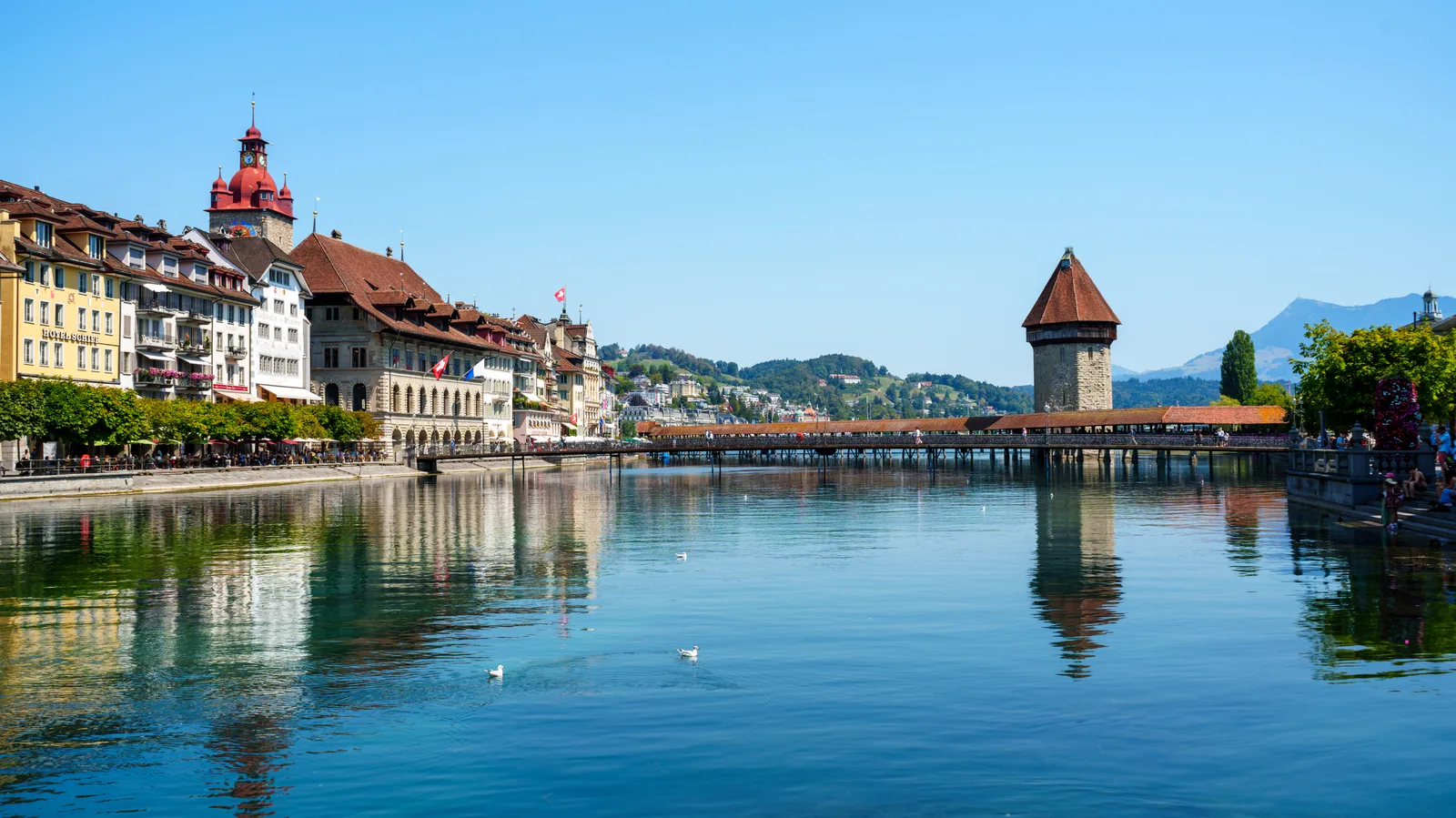 Main view at Jesuitenplatz Lucerne — travel photo