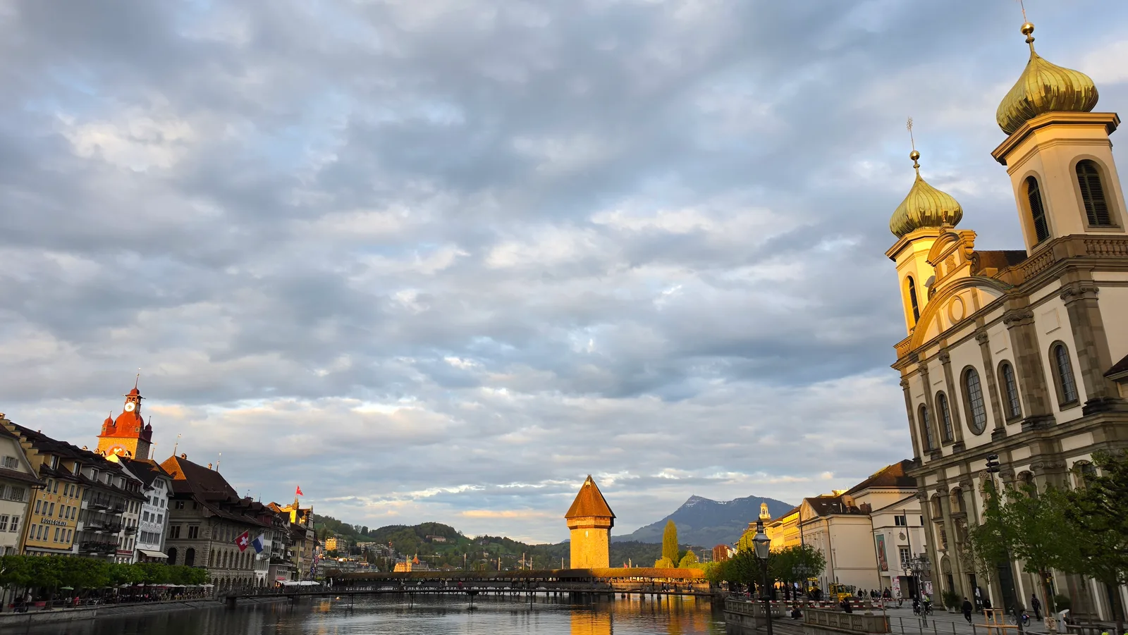 Interior at Jesuitenplatz Lucerne — travel photo