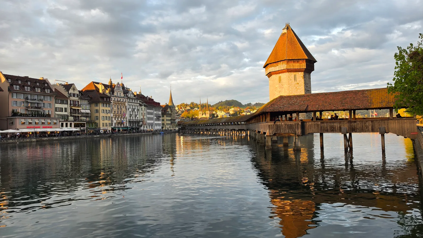 Atmosphere at Jesuitenplatz Lucerne — travel photo