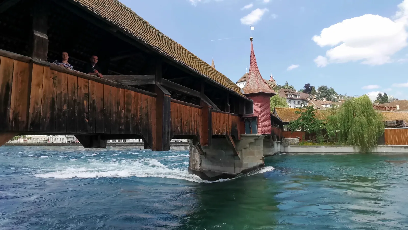 Interior at Spreuerbrücke Lucerne — travel photo