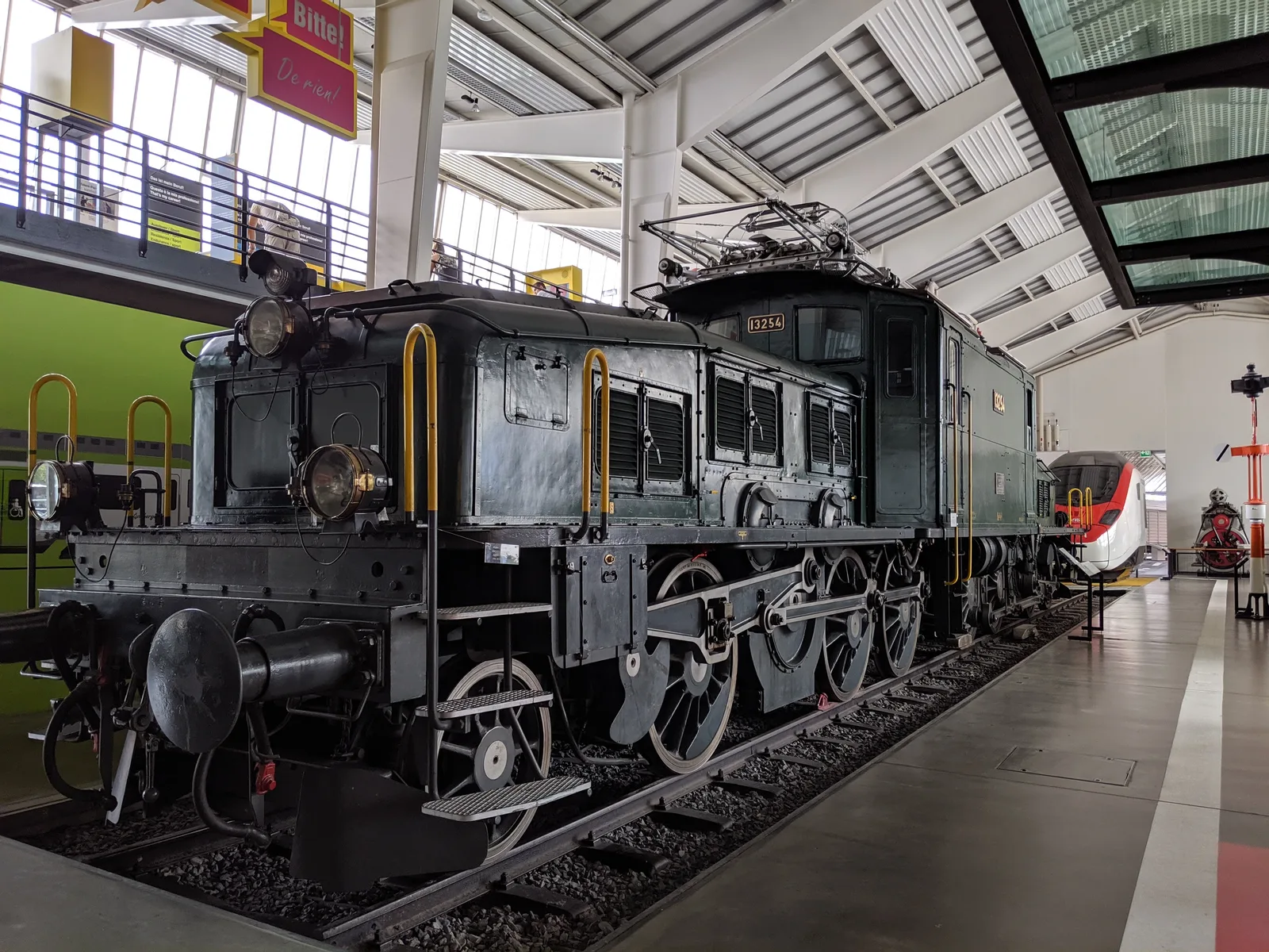 Interior at Swiss Museum of Transport Lucerne — travel photo