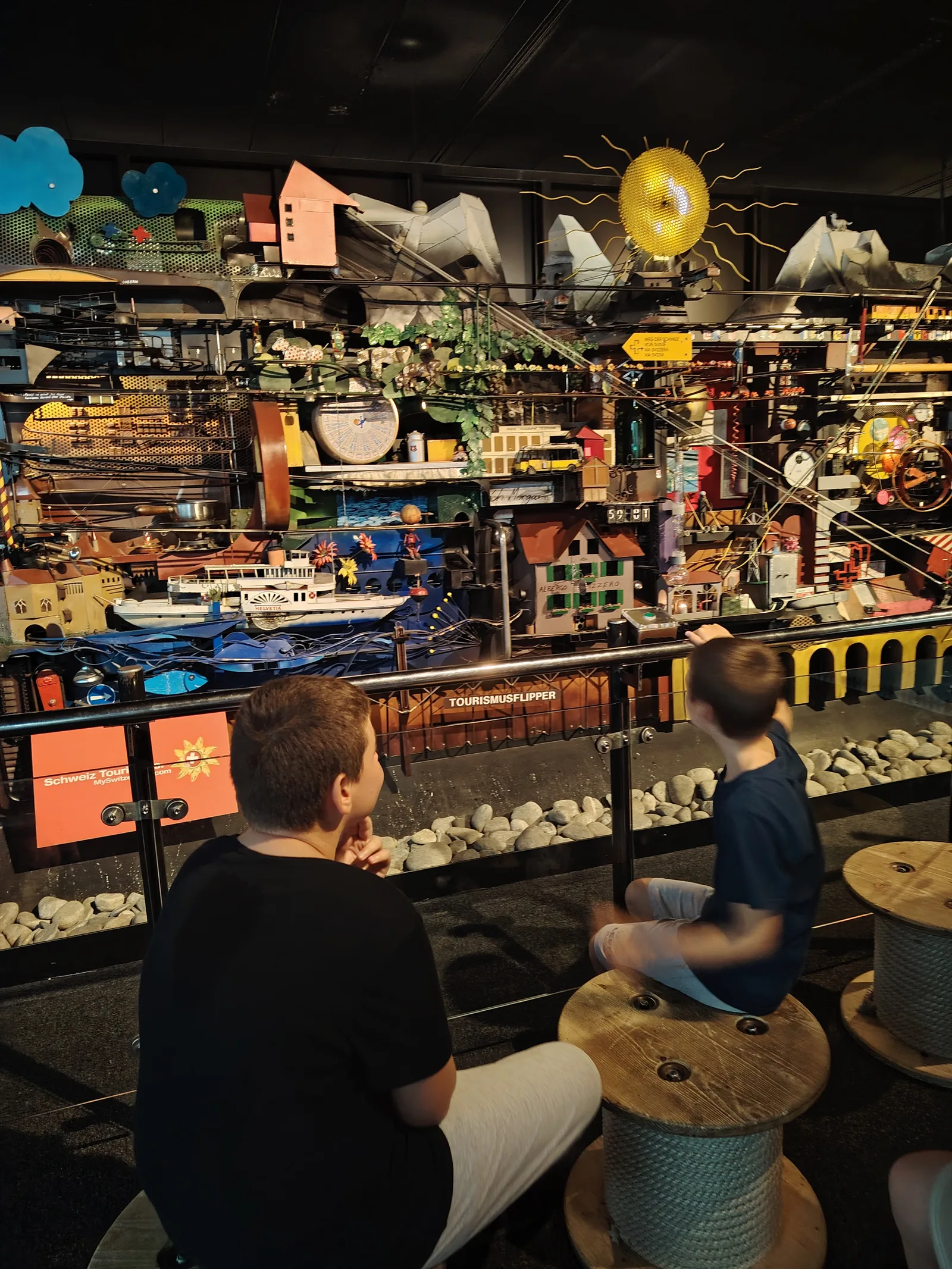 Atmosphere at Swiss Museum of Transport Lucerne — travel photo