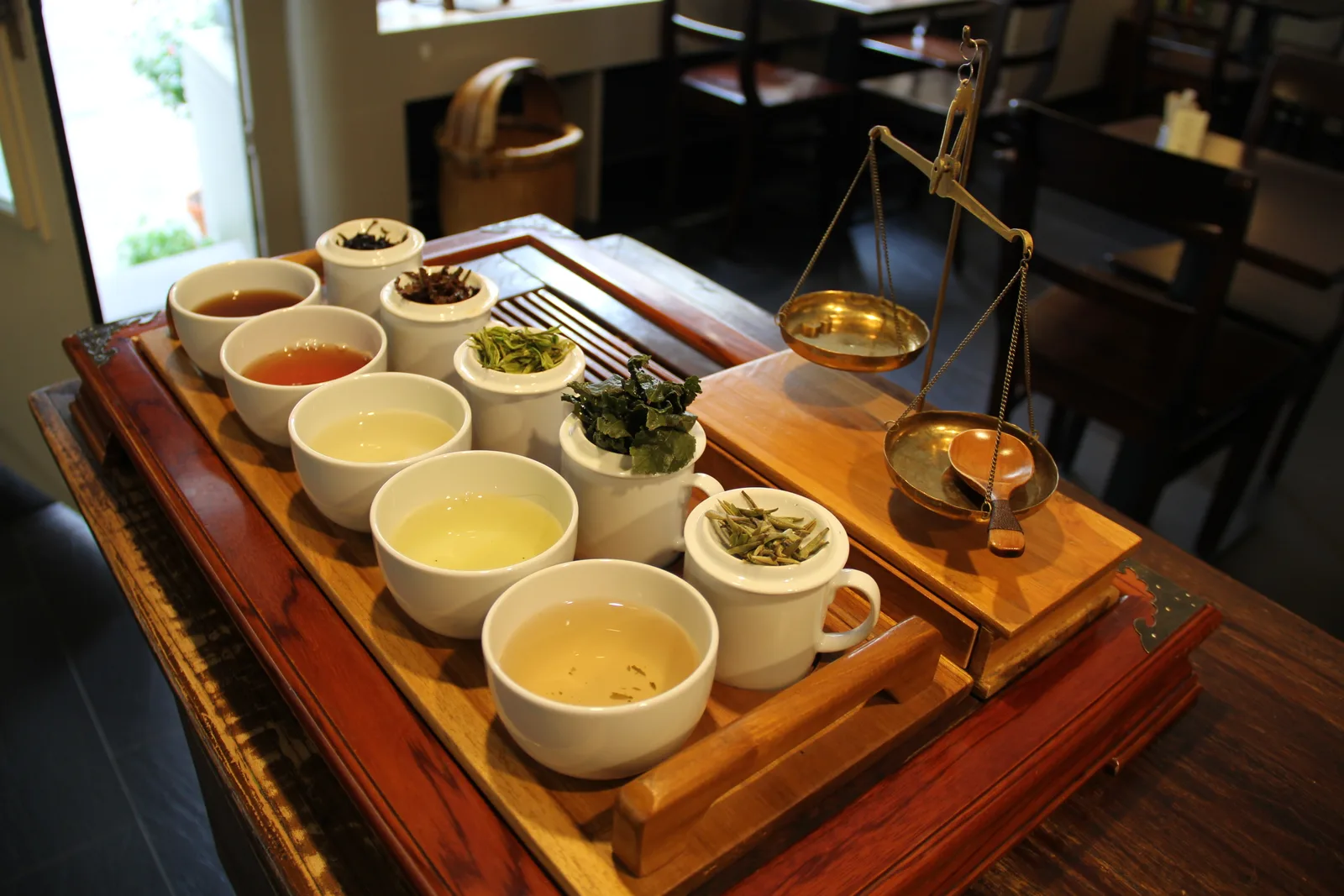 Details at The Queen Camellia Tea House Lucerne — travel photo