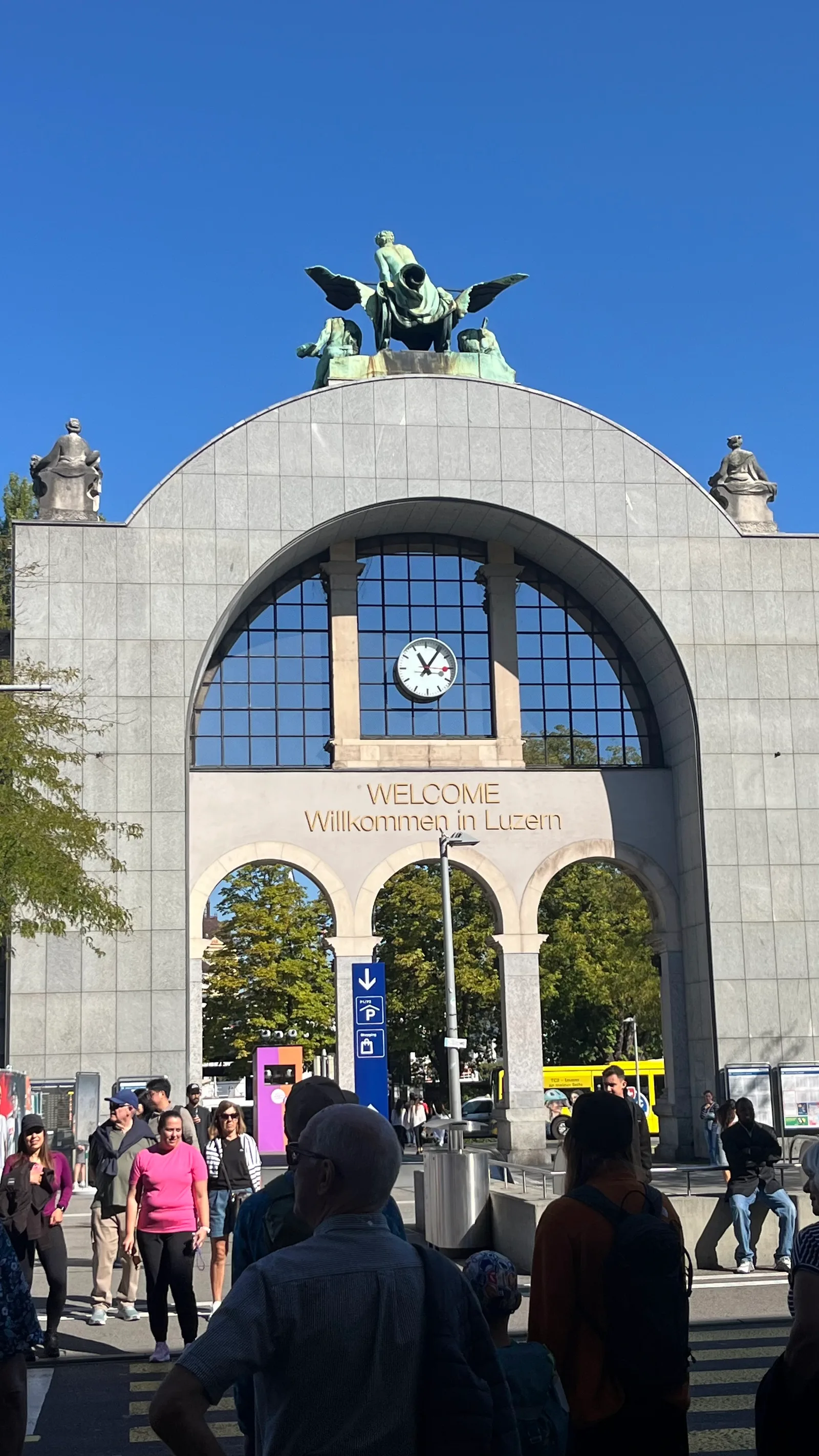 Main view at Torbogen Luzern Lucerne — travel photo