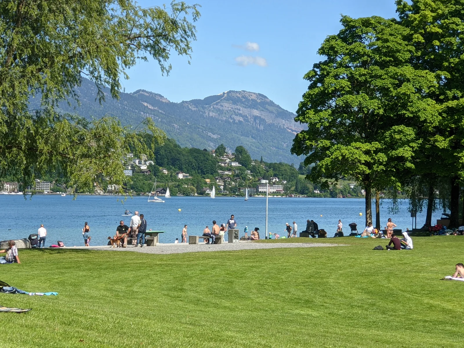 Interior at Ufschötti Luzern Lucerne — travel photo