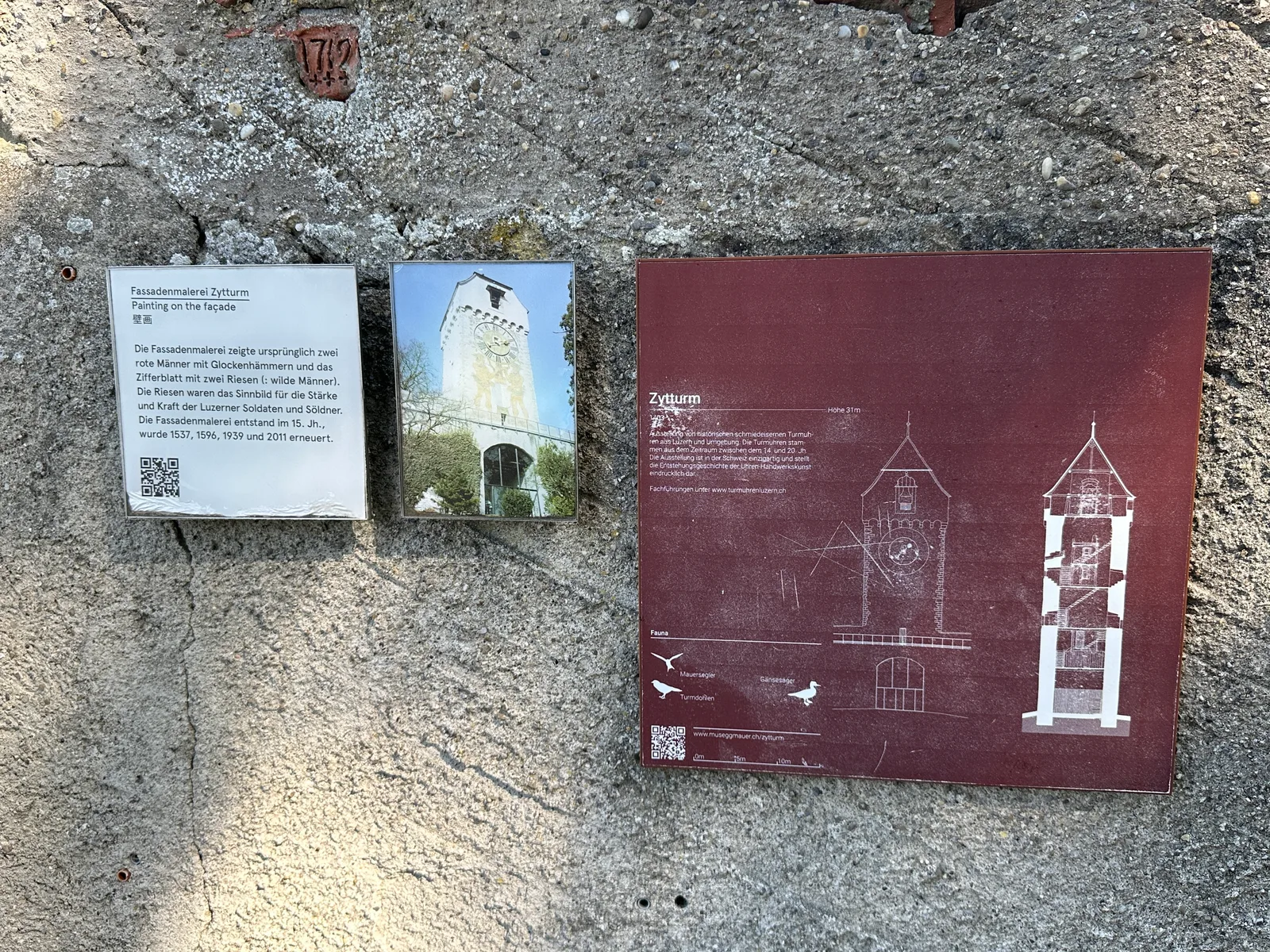 Details at Zytturm Lucerne — travel photo