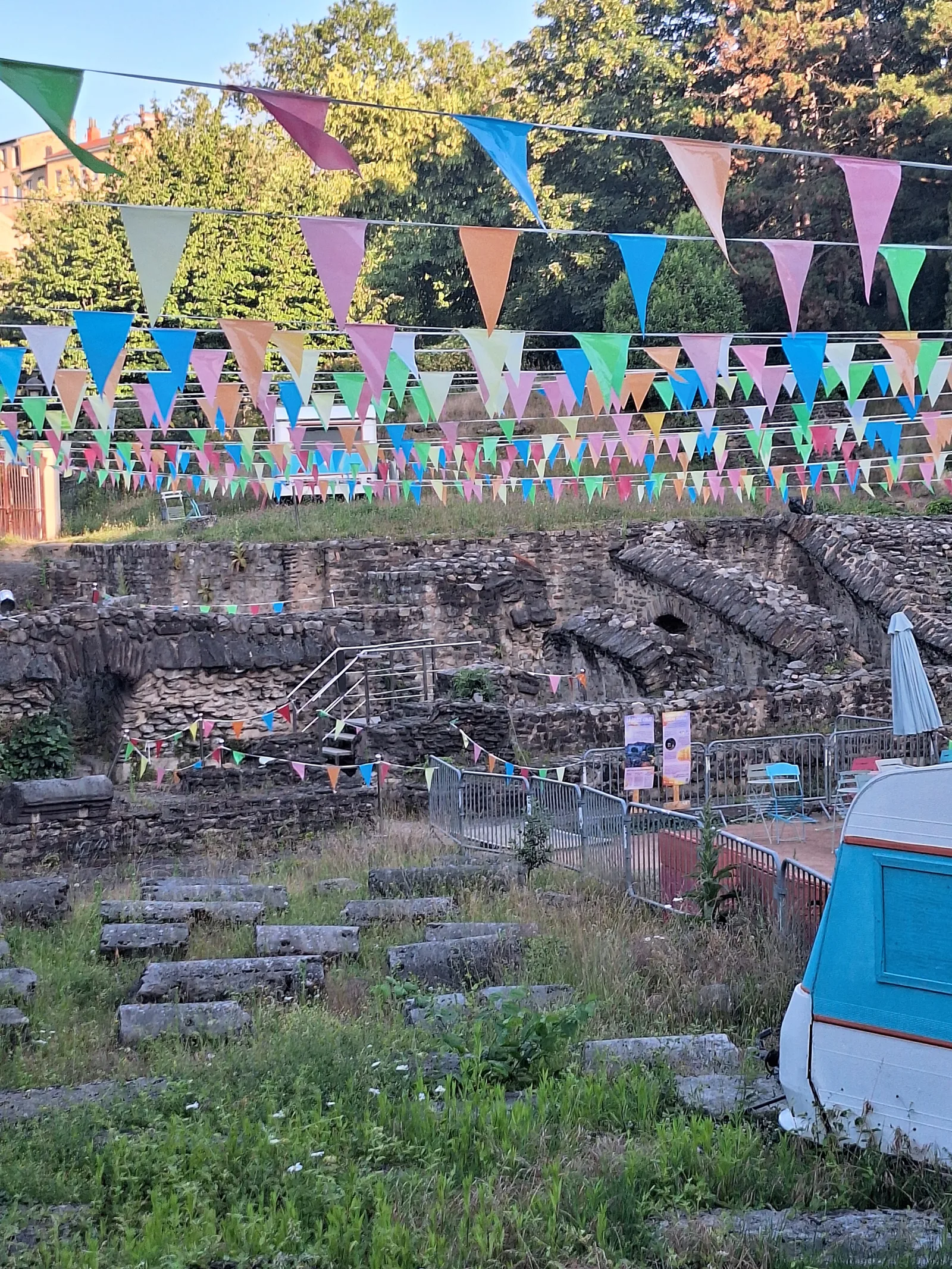 Interior at Amphitheater of the Three Gauls Lyon — travel photo