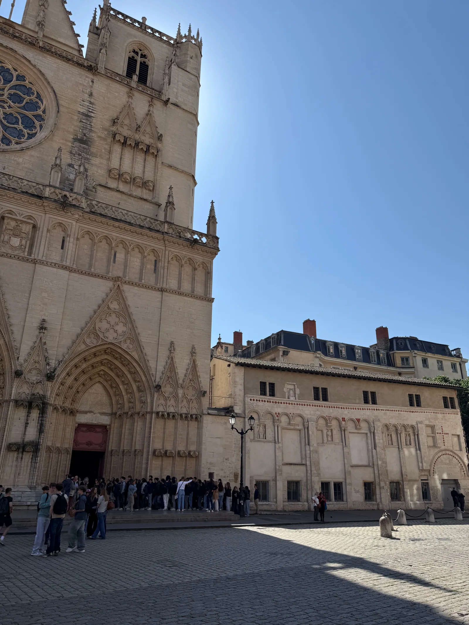 Atmosphere at Cathédrale Saint-Jean-Baptiste Lyon — travel photo