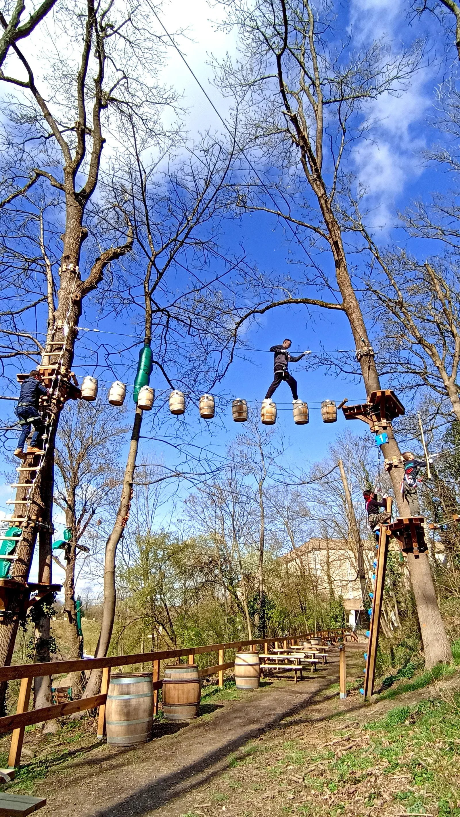 Main view at France Aventures Lyon Fort de Bron - Parc d'accrobranche Lyon — travel photo