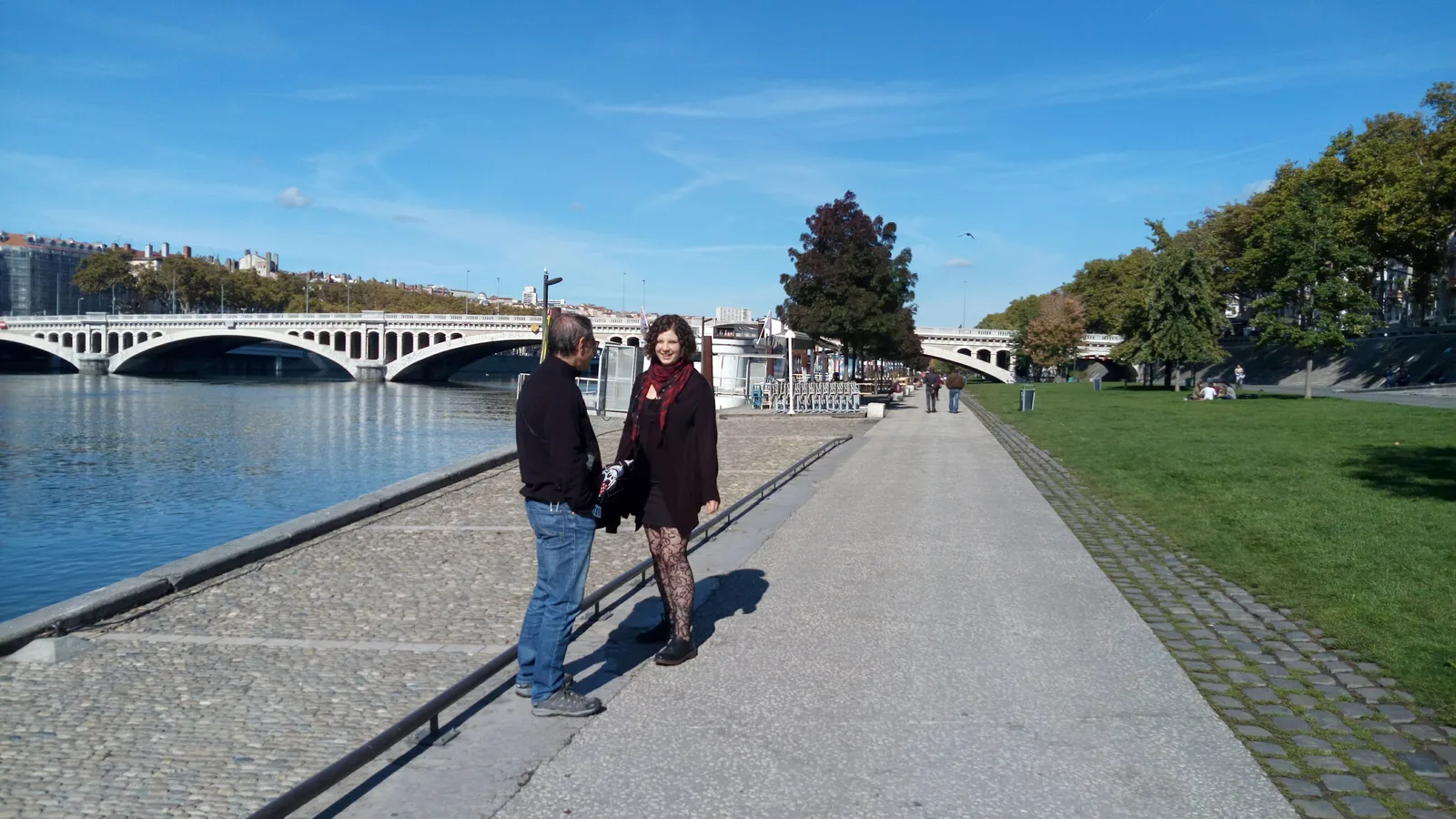 Details at Pont de la Guillotière Lyon — travel photo