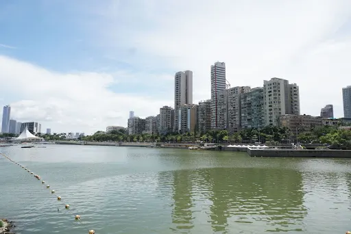 Main view at Av. View of Lake Nam Van Macau — travel photo