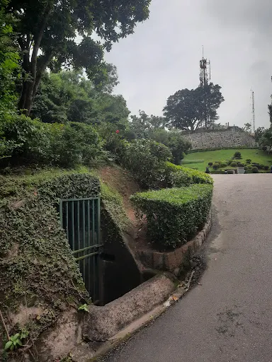 Details at Complex A of Guia Hill Military Tunnels Macau — travel photo