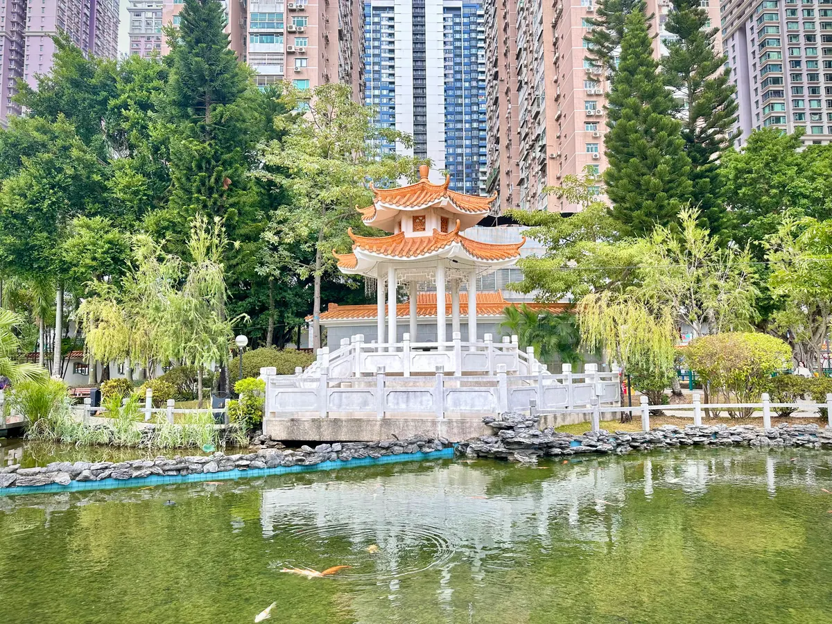 Main view at Garden of Flower City Macau — travel photo