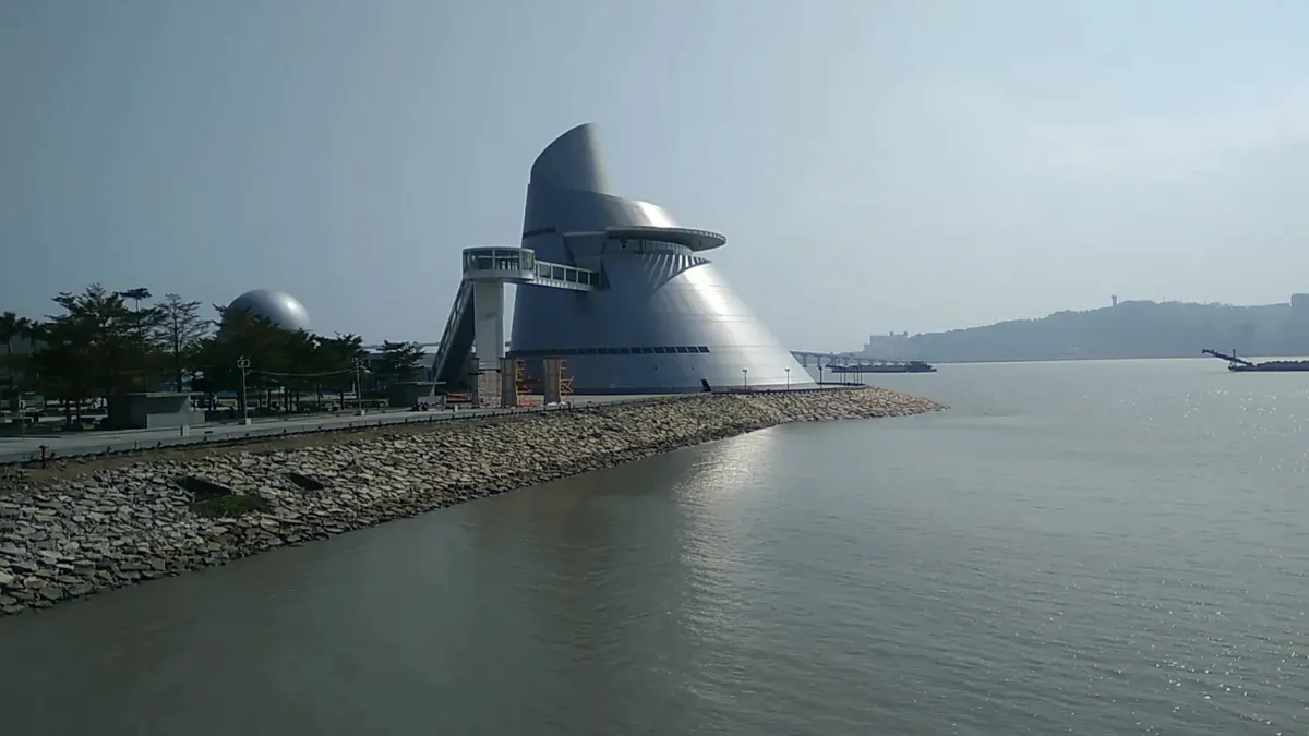 Main view at Macao Cultural Centre Macau — travel photo