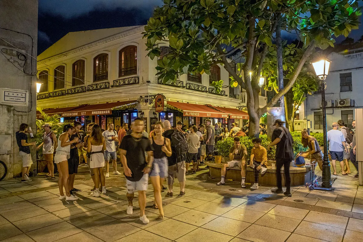 Main view at Old Taipa Tavern (OTT) Macau — travel photo