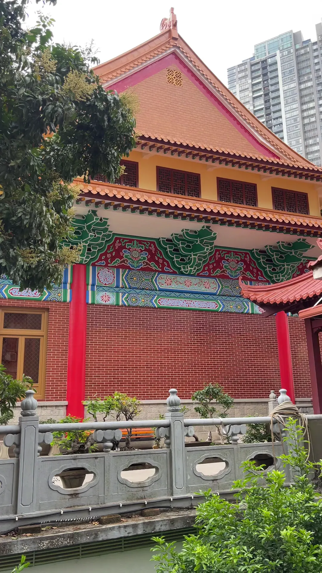 Main view at Pou Tai Un Temple Macau — travel photo