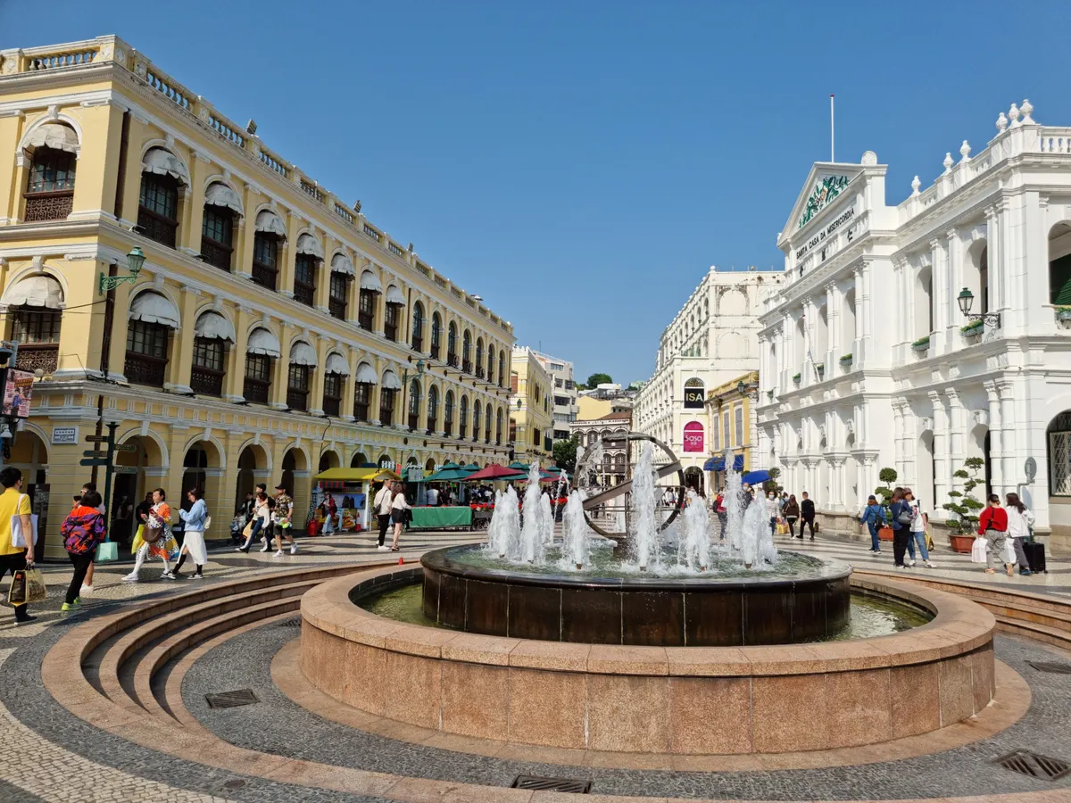 Main view at Senado Square Macau — travel photo