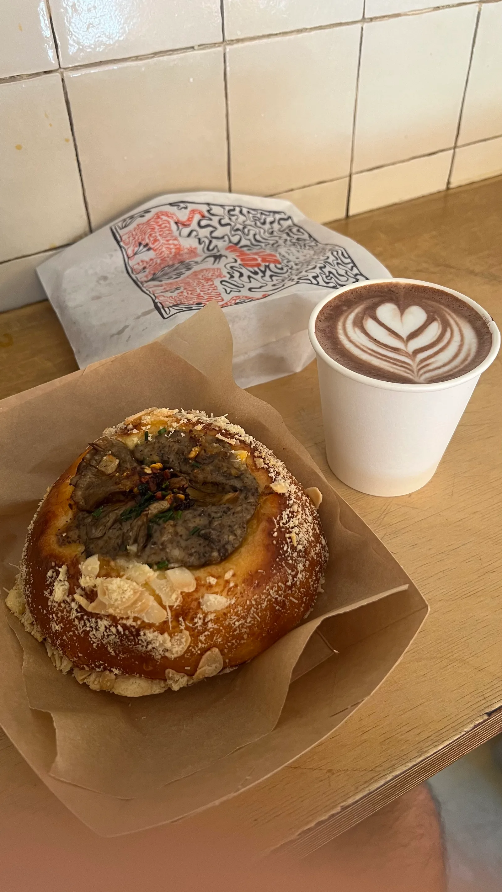 Interior at Alma Nomad Bakery Madrid — travel photo