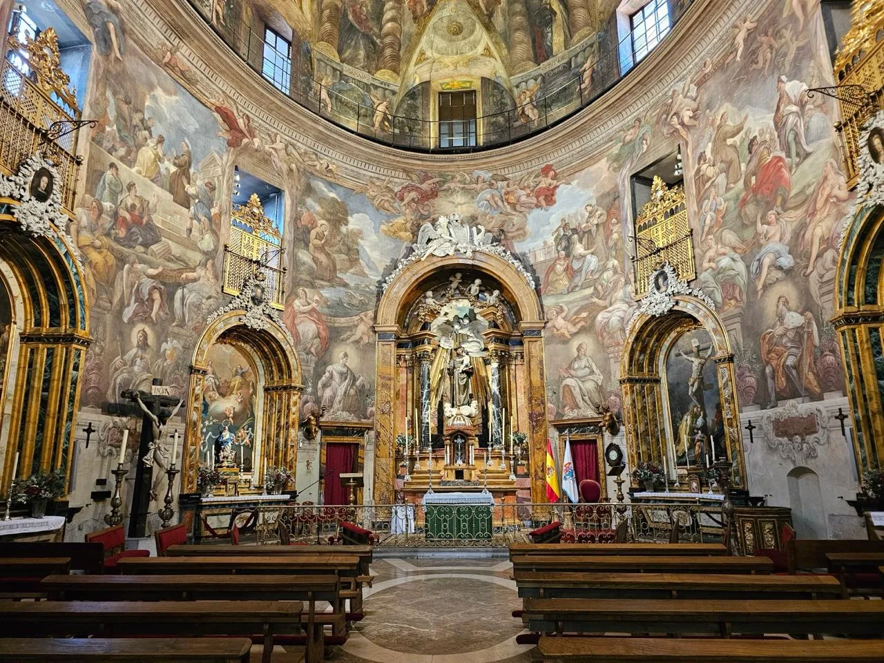 Main view at Church of Saint Anthony of the German Madrid — travel photo