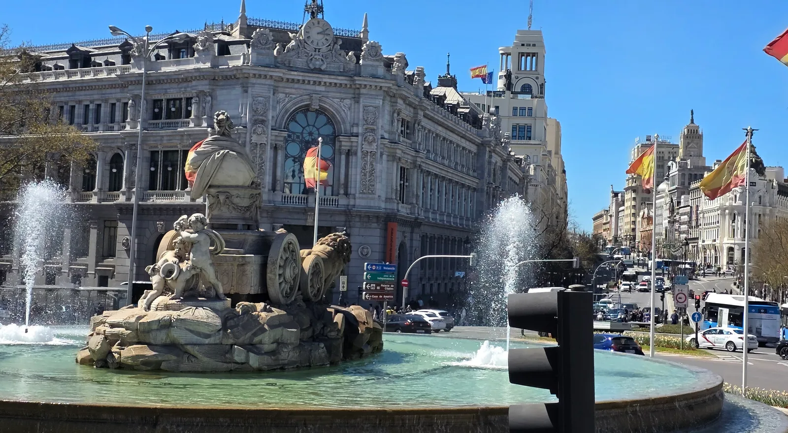 Interior at Cibeles Fountain Madrid — travel photo