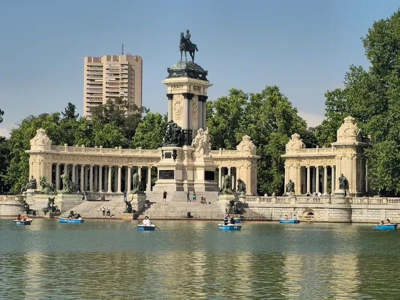 El Retiro Park in Madrid