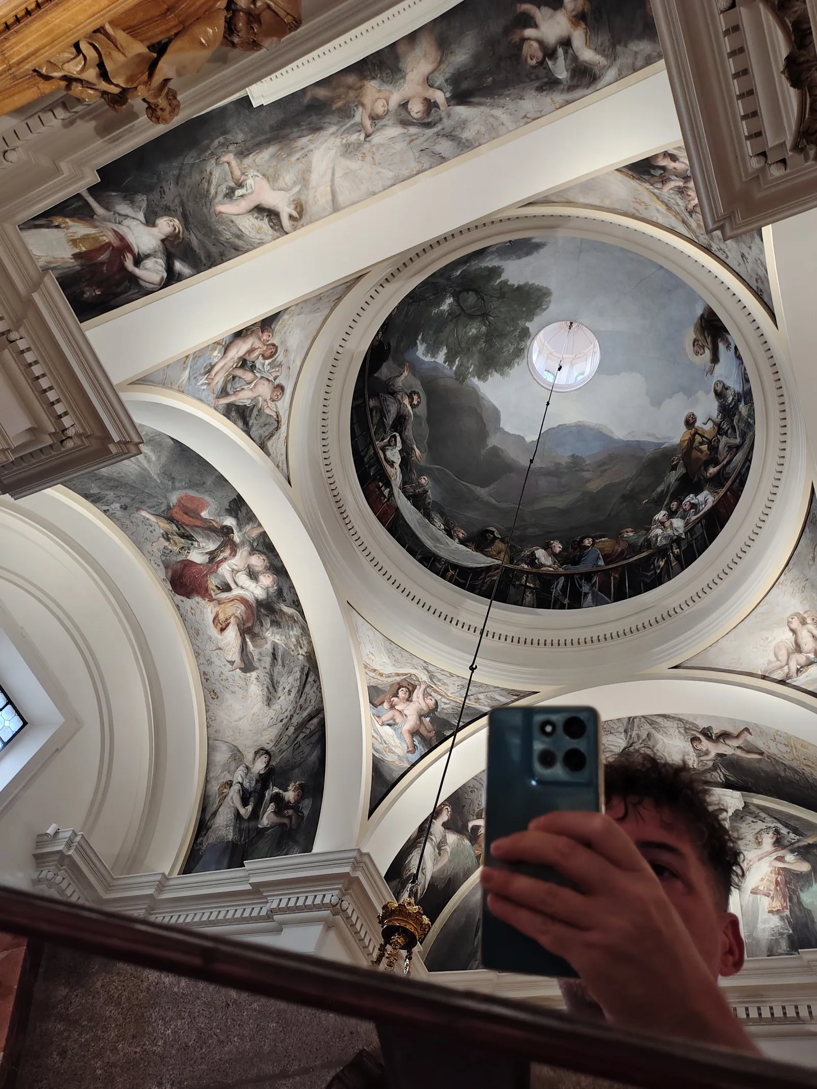 Interior at Ermita de San Antonio de la Florida Madrid — travel photo