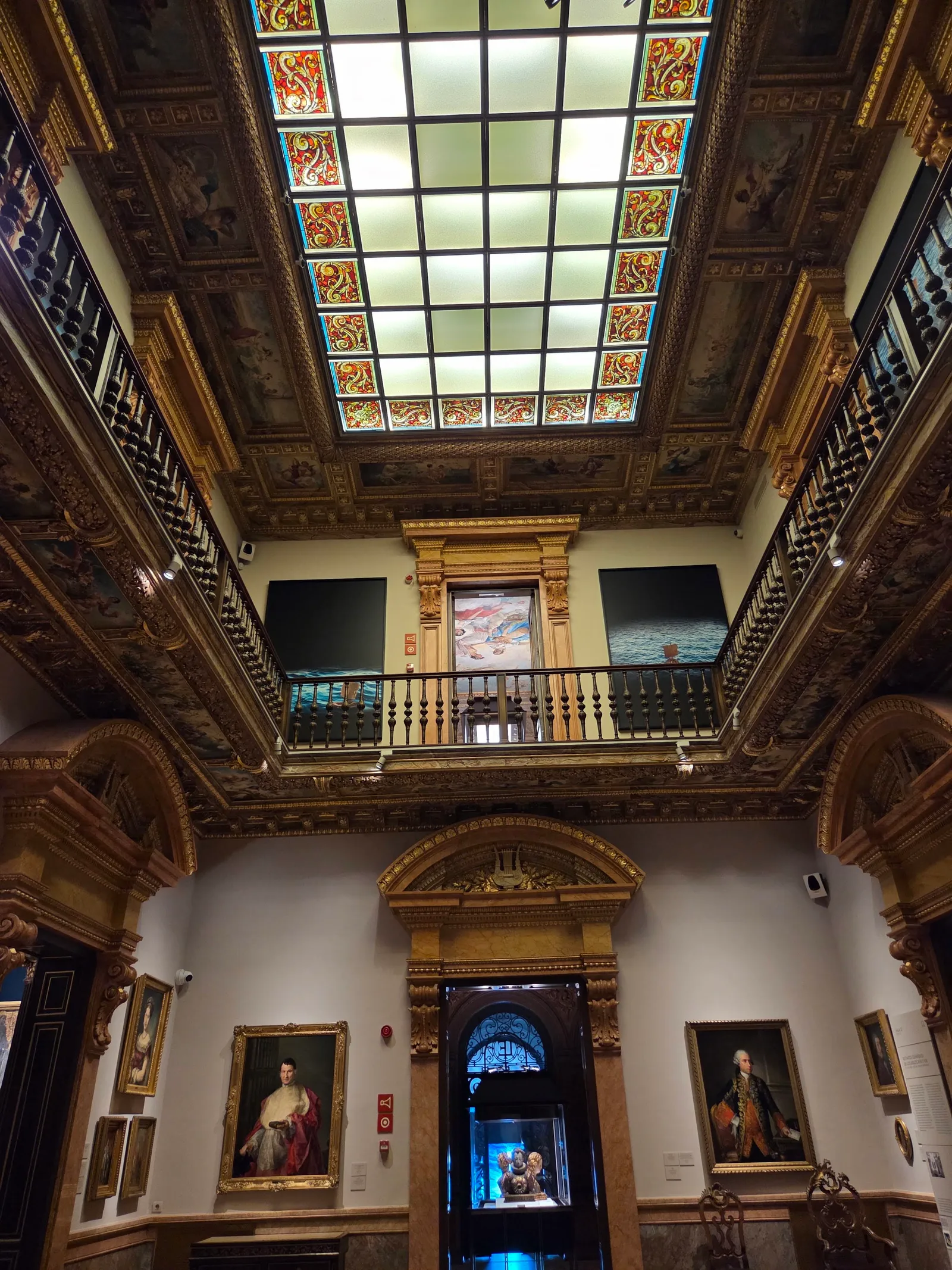 Atmosphere at Lázaro Galdiano Museum Madrid — travel photo